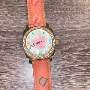 Dooney & Bourke Pink Monogram Watch
